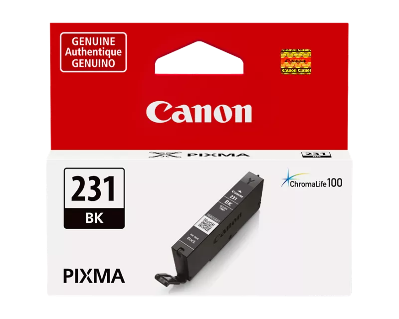 Canon Genuine CLI-231 Black Ink Tank (6674C001)