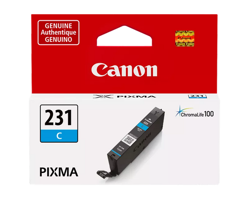 Canon Genuine CLI-231 Cyan Ink Tank (6675C001)