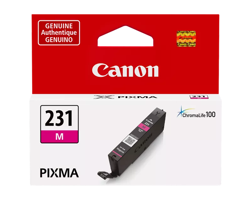 Canon Genuine CLI-231 Magenta Ink Tank (6676C001)