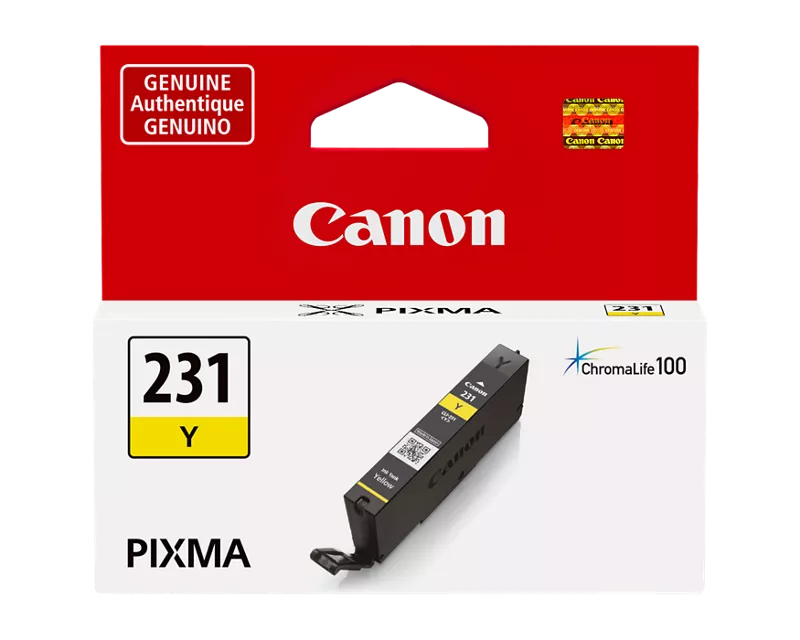 Canon Genuine CLI-231 Yellow Ink Tank (6677C001)