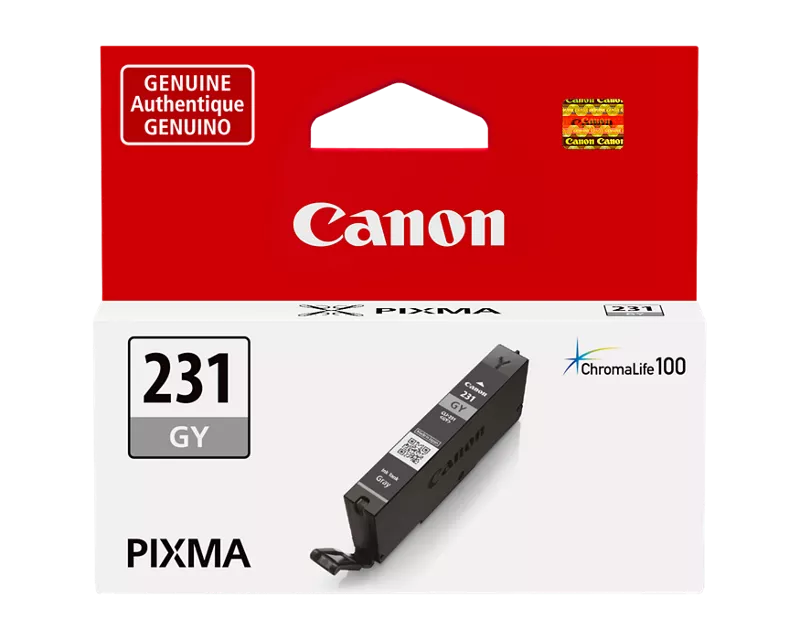 Canon Genuine CLI-231 Gray Ink Tank (6678C001)
