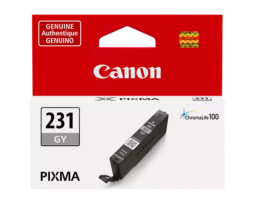Canon Genuine CLI-231 Gray Ink Tank (6678C001)