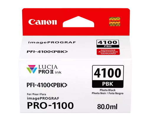 Canon Genuine PFI-4100 Photo Black Ink Tank (6777C002)