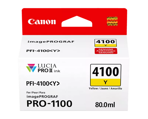 Canon Genuine PFI-4100 Yellow Ink Tank (6780C002)
