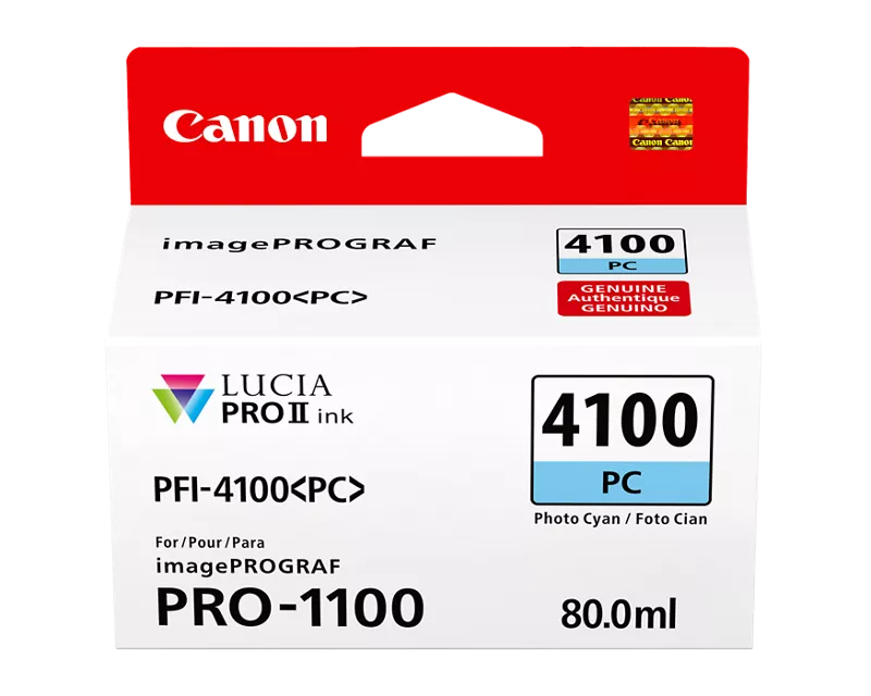 Canon Genuine PFI-4100 Photo Cyan Ink Tank (6781C002)