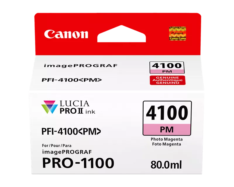 Canon Genuine PFI-4100 Photo Magenta Ink Tank (6782C002)