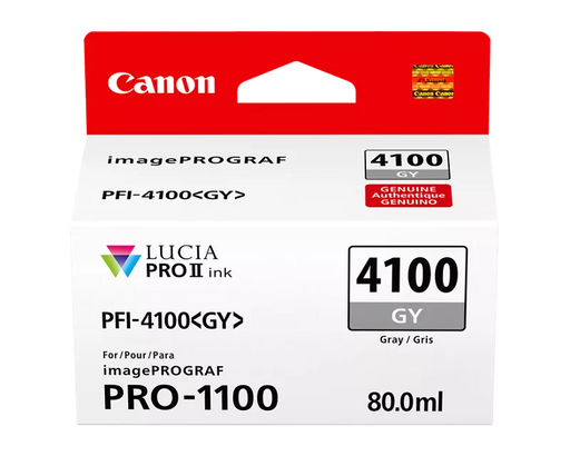 Canon Genuine PFI-4100 Gray Ink Tank (6783C002)