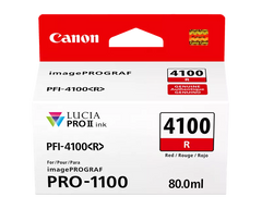 Canon Genuine PFI-4100 Red Ink Tank (6785C002)