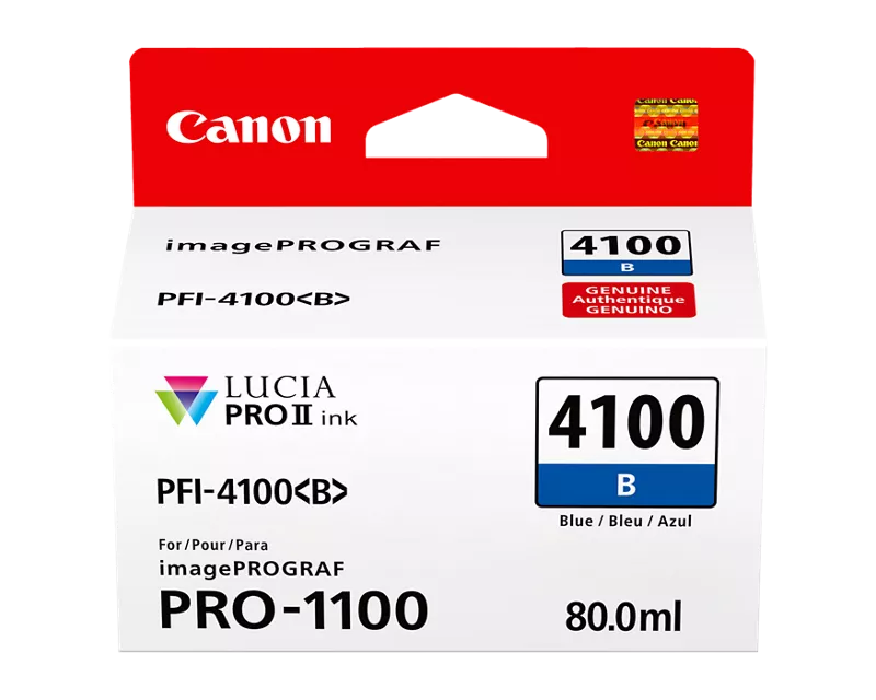 Canon Genuine PFI-4100 Blue Ink Tank (6786C002)