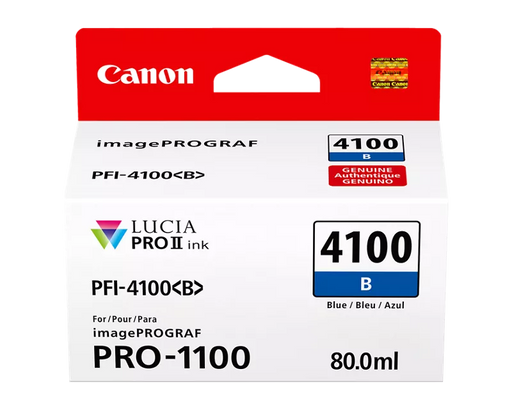 Canon Genuine PFI-4100 Blue Ink Tank (6786C002)