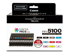 Canon Genuine PFI-5100 10 Color Value Pack (6951C007)