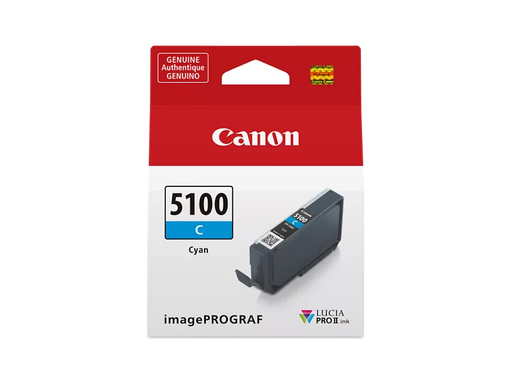Canon Genuine PFI-5100 Cyan Ink Tank (6953C002)