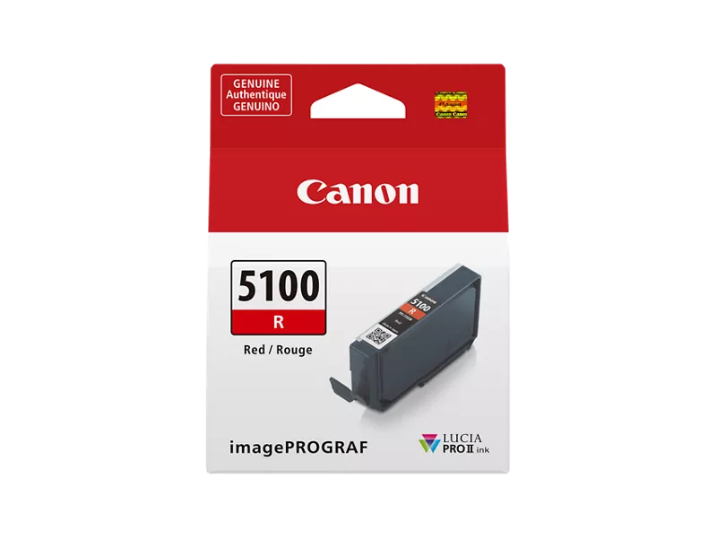 Canon Genuine PFI-5100 Red Ink Tank (6958C002)