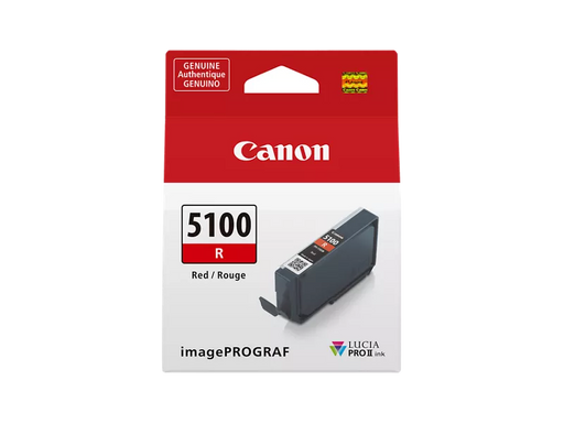Canon Genuine PFI-5100 Red Ink Tank (6958C002)