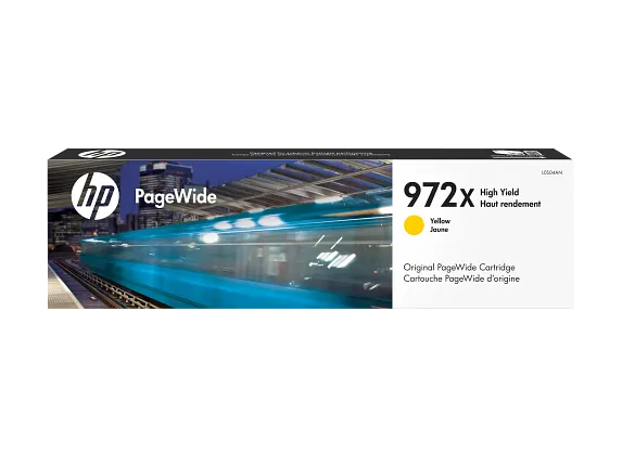 HP 972X High Yield Yellow Original PageWide Cartridge, L0S04AN