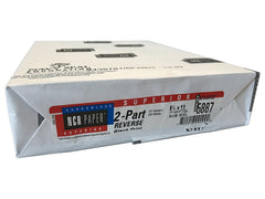 NCR Carbonless Paper, 2-Part Reverse, Bright White/Canary, 250 Sets Ream (5887)
