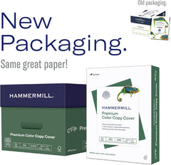 Hammermill Fore Cover Paper, 80 lb., 8.5" x 11", White, 100 Brightness, 250 Sheets/Ream (HAM120023)