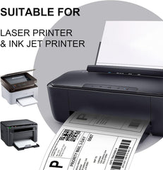 Print It 2 Per Sheet White Labels, 5.5" x 8.5", 8.5" x 11" Sheets,  Avery® 5126 & 8168 Compatible, 250 Sheets (500 Labels)