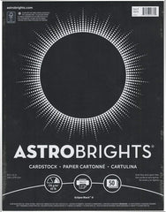 Astrobrights Cardstock, 65 lbs., 8.5" x 11", Eclipse Black™, 250 Sheets/Ream (42516)