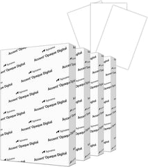Accent Opaque Digital Cover Paper, 17" x 11", 80lb, White, Smooth Finish, 200 Sheets (188092)