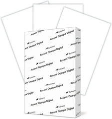 Accent Opaque Digital 17" x 11" Cover Smooth Copy Paper, 100lbs., White, 200 Sheets/Ream (188093)