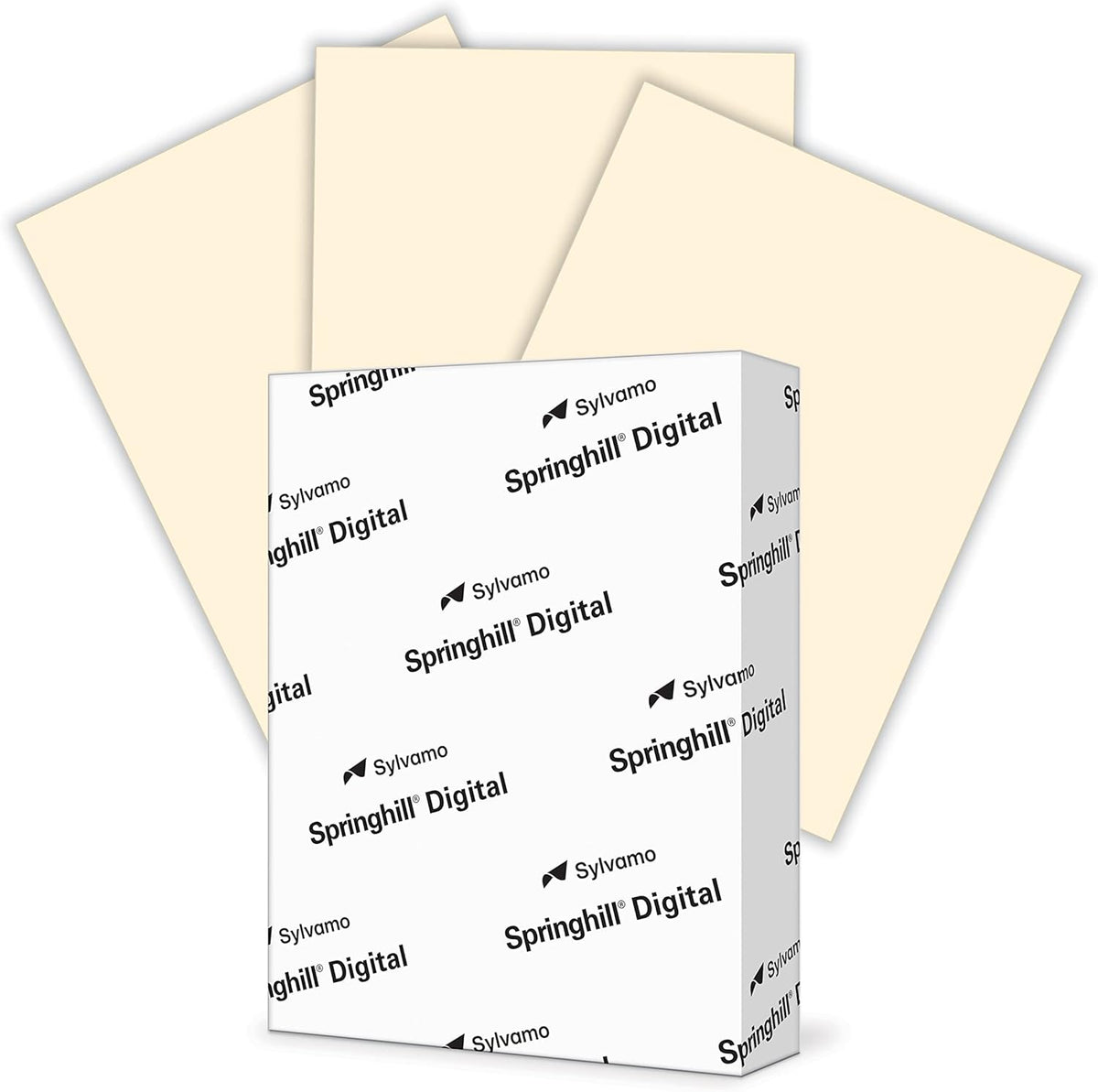 Springhill Vellum Bristol, 8.5" x 11" Cardstock Paper, 67 lbs., Ivory, 250 Sheets/Ream (056000)