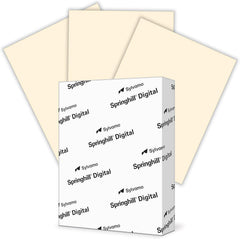 Springhill Vellum Bristol, 8.5" x 11" Cardstock Paper, 67 lbs., Ivory, 250 Sheets/Ream (056000)