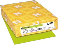 Astrobrights Colored Paper, 24 lbs., 8.5" x 11", Terra Green™, 500 Sheets/Ream (22581)