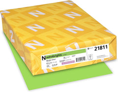 Astrobrights Cardstock, 65 lbs., 8.5" x 11", Martian Green™, 250 Sheets/Ream (21811)