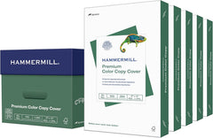 Hammermill Premium Color Copy Cover, 17" x 11", 60LB, White, 250 Sheets/Ream (122556)