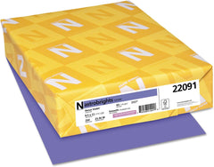 Astrobrights Cardstock, 65 lbs., 8.5" x 11", Venus Violet™, 250 Sheets/Ream (22091)