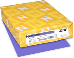 Astrobrights Colored Paper, 24 lbs., 8.5" x 11", Venus Violet™, 500 Sheets/Ream (22081)