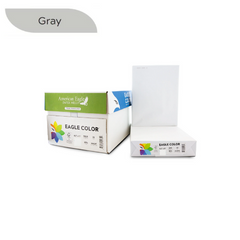 American Eagle 8.5" x 11" Color Copy Paper, 20 lbs., Gray, 500 Sheets/Ream (47330501)