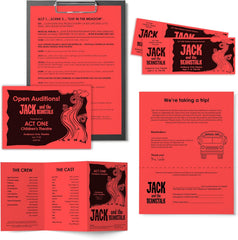 Astrobrights Cardstock, 65 lbs., 8.5" x 11", Rocket Red™, 250 Sheets/Ream (22841)