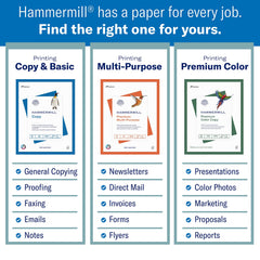 Hammermill Colors Copy Paper, 20 lbs, 500 Sheets/Ream