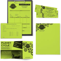 Astrobrights Cardstock, 65 lbs., 8.5" x 11", Vulcan Green™, 250 Sheets/Ream (21869)