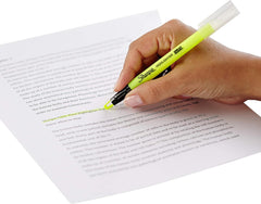 Sharpie Clear View Highlighter Stick, Yellow, 12/Pack (1950746)