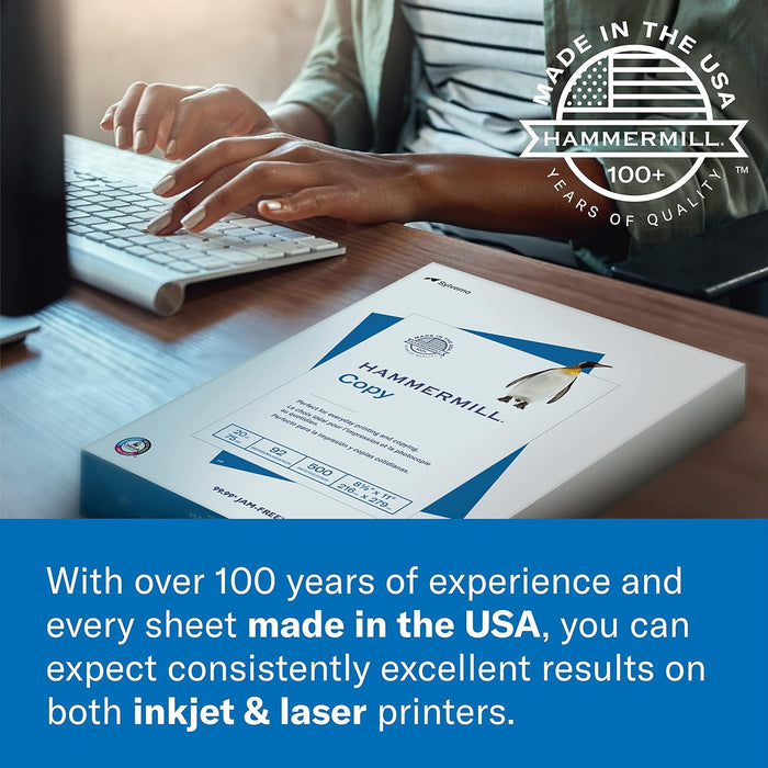 Hammermill Premium Laser Print 11 x 17, 28 Lbs, 98 Bright 500 Sheets/Ream (125526)