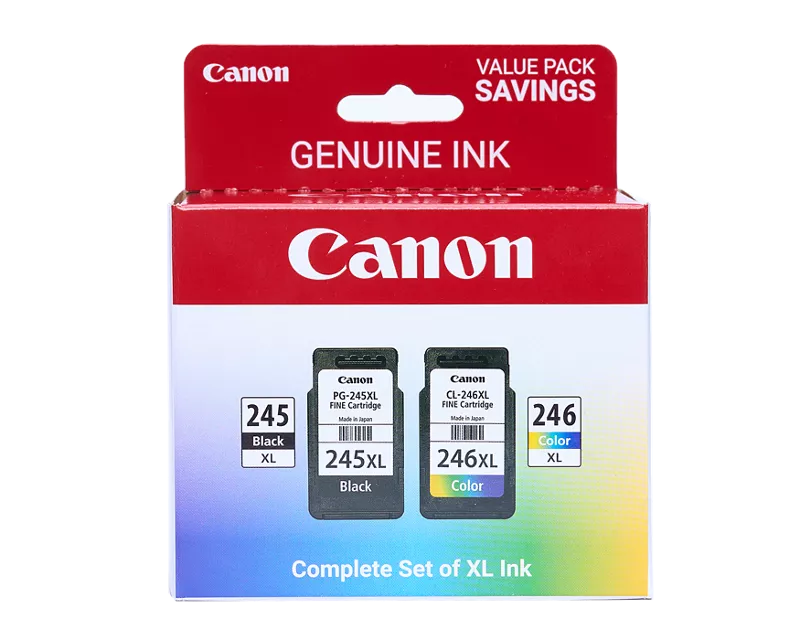 Canon Genuine PG-245 XL / CL-246 XL Value Pack (8278B023)