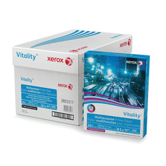 Xerox Vitality Multipurpose Paper, 8.5" x 11" 3-Hole Punch, 24 lbs., 92 Brightness, 500 Sheets/Ream (3R03317)
