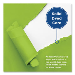 PrintWorks Professional Color Paper, 24 lb Text Weight, 8.5 x 11, Emerald Green, 500/Ream (00103)
