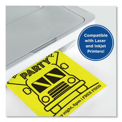 Printworks Professional Color Paper, 24 lb Text Weight, 8.5 x 11, Lemon Yellow, 500/Ream (00101)