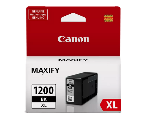 Canon Genuine PGI-1200 XL Black Pigment Ink Tank (9183B001)