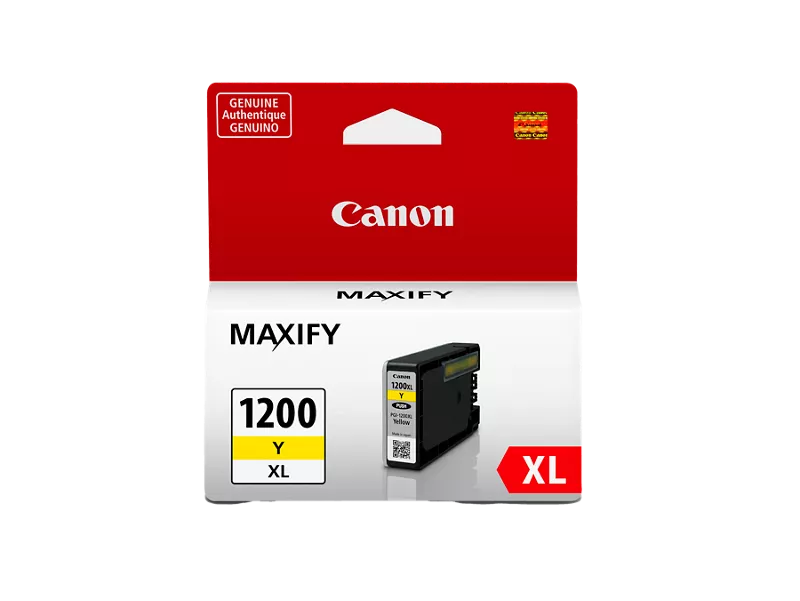 Canon Genuine PGI-1200 XL Yellow Pigment Ink Tank (9198B001)