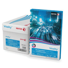 Xerox Vitality Multipurpose Paper, 11" x 17", 24 lbs., 92 Brightness, 500 Sheets/Ream (3R03871)