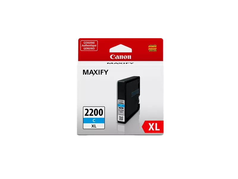 Canon Genuine PGI-2200 XL Cyan Pigment Ink Tank (9268B001)