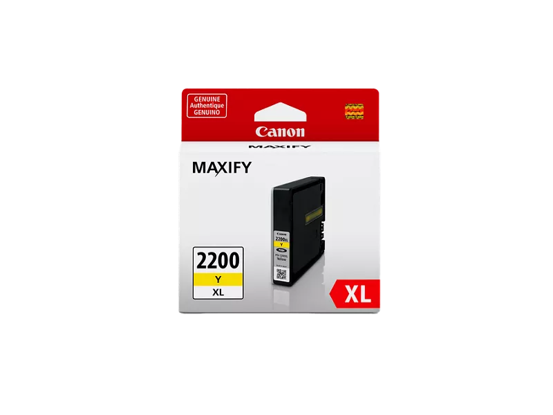 Canon Genuine PGI-2200 XL Yellow Pigment Ink Tank (9270B001)