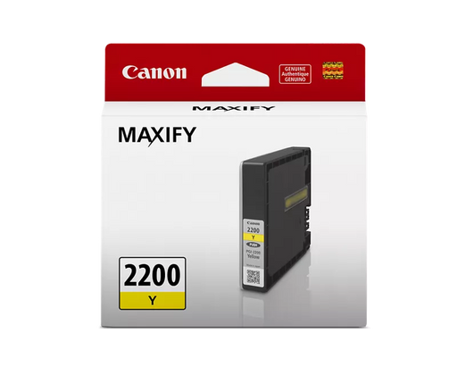 Canon Genuine PGI-2200 Yellow Pigment Ink Tank (9306B001)