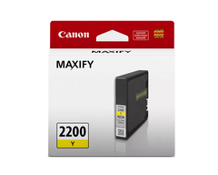 Canon Genuine PGI-2200 Yellow Pigment Ink Tank (9306B001)