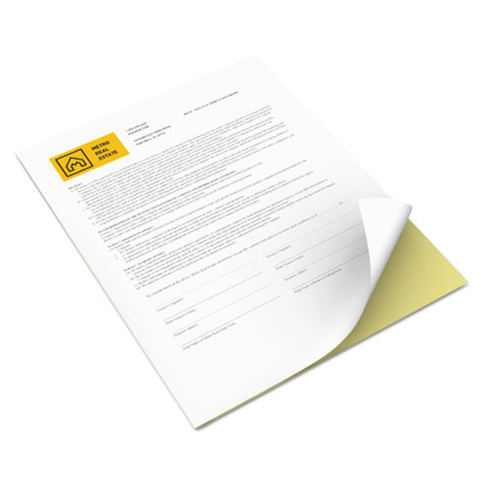 Xerox, Revolution Carbonless Premium Digital, 8.5" x 14", 2-Part (W-C), 2,500 Sets/Carton, (3R12422)